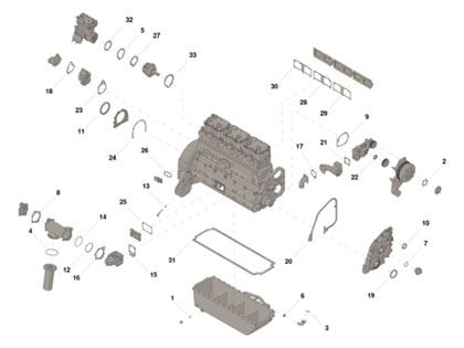 Cummins Engine Gasket Set