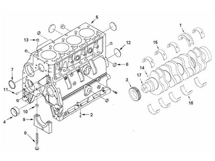 Cummins DCEC 4BTA Genuine Engine Parts