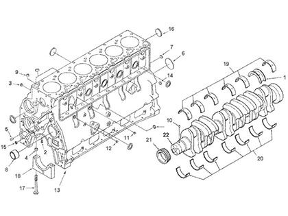 Cmmins DCEC 6BT Genuine Engine Parts