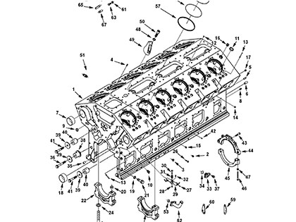 Cummins CCEC KTA38 Genuine Engine Parts